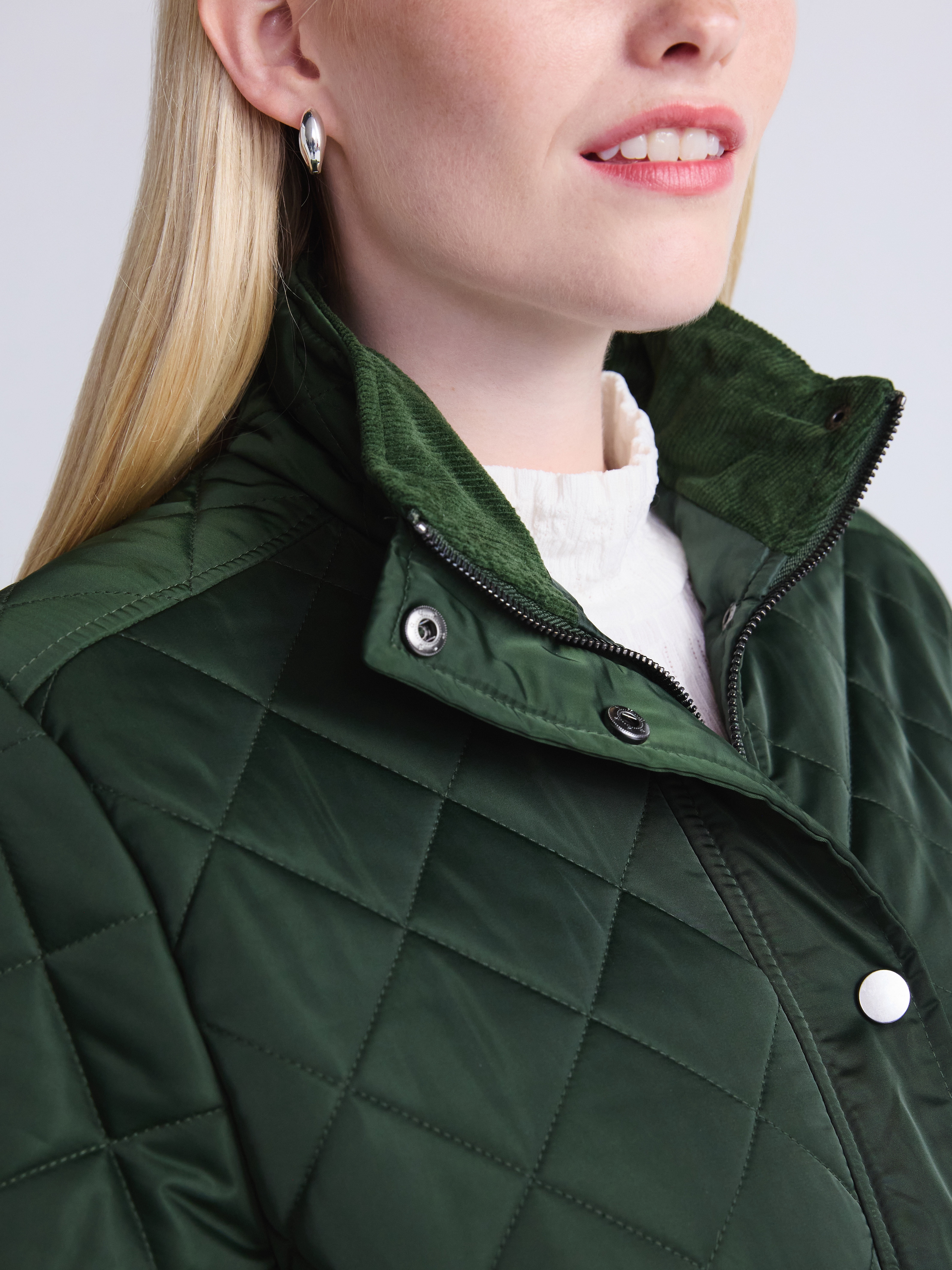 Time and Tru Women's and Women’s Plus Mixed Media Puffer Jacket, Sizes XS-2X