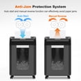 thumbnail image 5 of Bonsaii Paper Shredder C185-J 18-Sheet Cross Cut Office Shredder 60 Mins Heavy Duty Shredder for Home Office Use, 5 of 11