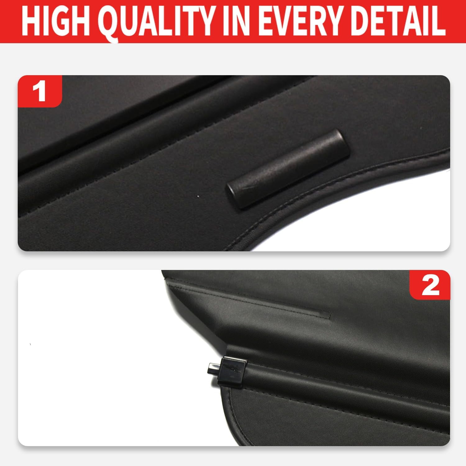 Fit Honda CR-V 2007-2011 Retractable Cargo Cover for 2007 2008 2009 2010 2011 Honda CRV SUV Rear Trunk Privacy Shade Accessory Black