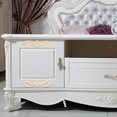 thumbnail image 2 of Furniture Decoration,4Pcs Beautiful Flower Carved Carving Decal Furniture Applique Smooth Operation, 2 of 10