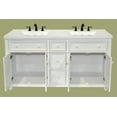thumbnail image 7 of Sagehill Designs Cottage Retreat 60" Bathroom Vanity Base, Antique White Finish, 7 of 7