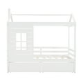 thumbnail image 5 of Harper & Bright Designs Twin House Bed with Tent, House Twin Bed Frame with Storage Drawer and Roof, White, 5 of 9