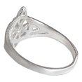 thumbnail image 4 of JOYARIS Anillo Nudo De Bruja Con Zirconia De Color Plata Solida 925 Talla 10 AN-0000395, 4 of 4