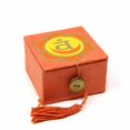 thumbnail image 2 of Mini Meditation Bowl Box 2 inches Sacral Chakra DZI, 2 of 3