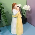 thumbnail image 5 of Mother and Daughter Statue Tabletop Commemorative Ornament Gifts for Mom from Daughter, Mother and Daughter Hugging Figurines for Mother's Day Christmas or Birthday Gifts, 5 of 8