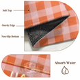 thumbnail image 6 of 4'x6' Area Rugs, Valentines Indoor Outdoor Area Rug for Living Room Bedroom, Farmhouse Orange White Plaid Love Heart Washable Bathroom Rugs Kitchen Floor Carpet Mats Home Decor Aesthetic, 6 of 8