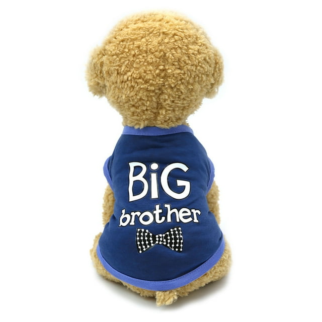 Xihbxyly Camisa con Letras para Perro, Diseño de Cachorro, Abrigo de Poliéster Cálido y Acogedor, Fácil de Usar, Protección para Exteriores En Invierno, Cómoda y Elegante, Adecuada para Todo Tipo de