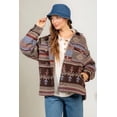 thumbnail image 5 of Vintage Inspired Shirt Jacket Coat (M, MultiGreen), 5 of 11