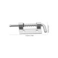 thumbnail image 2 of Raindrops 10Pcs Security Barrel Bolt Latch Silver for Toilet Use, 2 of 8