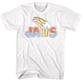 thumbnail image 1 of Jaws Broken Surfboard White Adult T-Shirt, 1 of 2