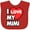 Red, variant on Inktastic I Love My Mimi Boys or Girls Baby Bib