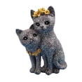 thumbnail image 4 of Estatua de resina Zulema para pareja de gatos en El jardín figura decorativa, 4 of 8