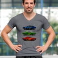 thumbnail image 4 of 1970 Road Legends Muscle Car Men's V-Neck T-shirt American Vintage Classic, 4 of 7