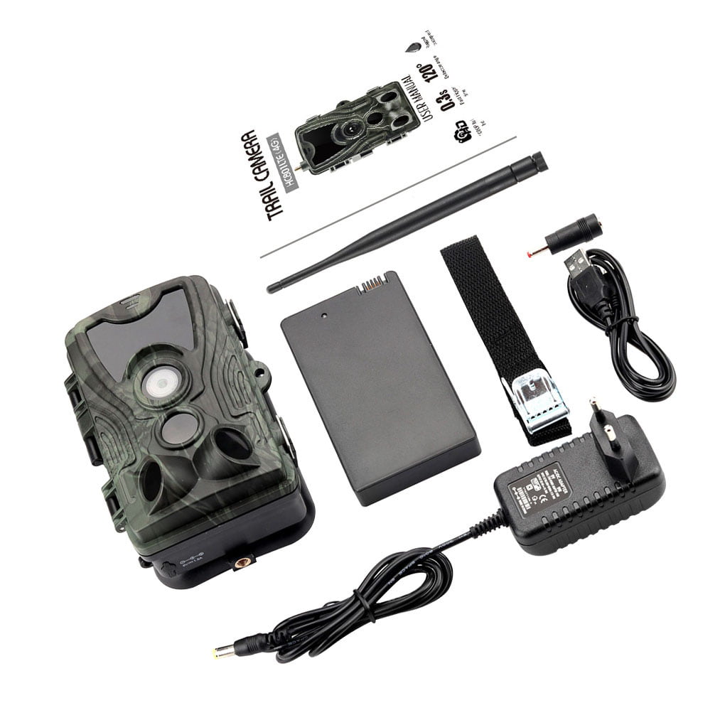 3G Trail Camera Solar Hunting Security GSM Remote Monitoring Scout Night Vision 