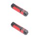 thumbnail image 2 of Soidarity Linterna ABS LED COB portátil 3W luz de trabajo Jogging nocturno emergencia antorcha eléctrica herramienta de iluminación luces con gancho Rojo 2piezas Soidarity CBP194236, 2 of 6
