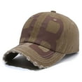 thumbnail image 2 of ibiyuan Men's Baseball Caps Sun Hats for Women Unisex Baseball Cap Adjustable Letter Print Casual Sport Hat for Outdoor Activities and Daily Comfort, 2 of 3