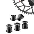 thumbnail image 3 of 4 Uds pernos de plato de bicicleta pernos de plato de arandela de aleación de titanio doble individual 10 mm negro Sharpla Pernos de plato de bicicleta, 3 of 7