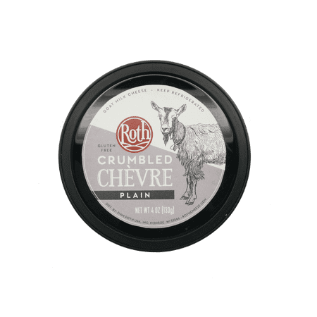 Roth Plain Goat Cheese Crumbles, 4oz.