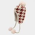 thumbnail image 5 of Women's Bomber Hats Autumn Winter Hat Black Red Khaki Brown Polyester Cotton Hat, Women's Accessories Bomber Hats M, 5 of 8
