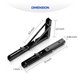 thumbnail image 2 of Soportes plegables para estantes Ravinte, negro mate, 25 cm, paquete de 2, 2 of 9