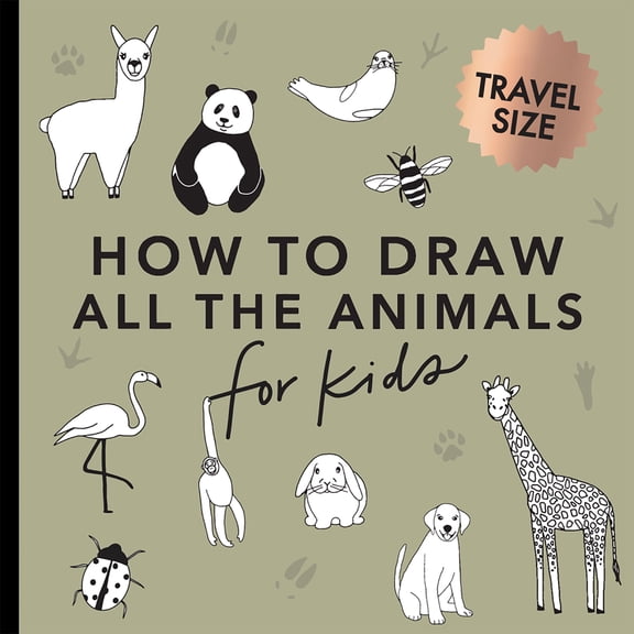 Pre-Owned All the Animals: How to Draw Books for Kids with Dogs, Cats, Lions, Dolphins, and More (Easter Basket Stuffers for Kids) (Paperback) 1958803537 9781958803530
