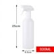 thumbnail image 2 of 3 botellas rociadoras, botella rociadora vacía de 500 ml, botellas de bomba de plástico para rociador de agua para cabello y plantas de jardín (blanco), 2 of 5