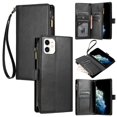 thumbnail image 1 of Funda con tapa estilo vintage para iPhone 12 Mini, ranura para múltiples tarjetas, protección total, estilo retro, material PU+TPU, 1 of 5