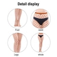 thumbnail image 3 of 4 medias de red de cintura alta para mujer, pantimedias transparentes de cintura alta (talla única), 3 of 5