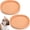 Orange-Pink, variant on Silicone Dog Food Plate Shallow Dogs Bowl Flat Cat Dish 2 Pack Small Puppy Plates for Small Dog and Cats Whisker Fatigue Pet Feeding Bowls for Dry and Wet Food