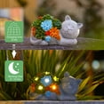 thumbnail image 5 of Goodeco Cat Outdoor Decor 5.1 inch Garden Statue LED Solar Lights, 5 of 7
