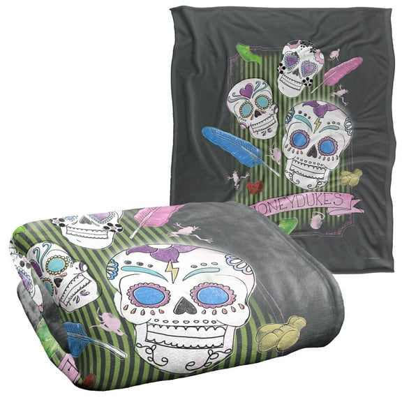 Harry Potter Honeydukes Sugar Skulls Officially Licensed Silky Touch Super Soft Throw Blanket 50' x 60'