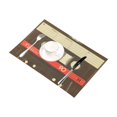 thumbnail image 3 of MKHERT Funny Retro Old Compact Cassette Tape Placemats Table Mats for Dining Room Kitchen Table Decoration 12x18 inch,Set of 4, 3 of 4