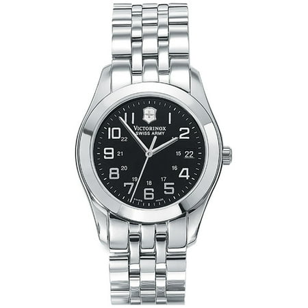 Swiss Army Alliance Chrono - Victorinox Swiss Army Alliance Stainless Steel Black Dial Date Men's Watch 24657