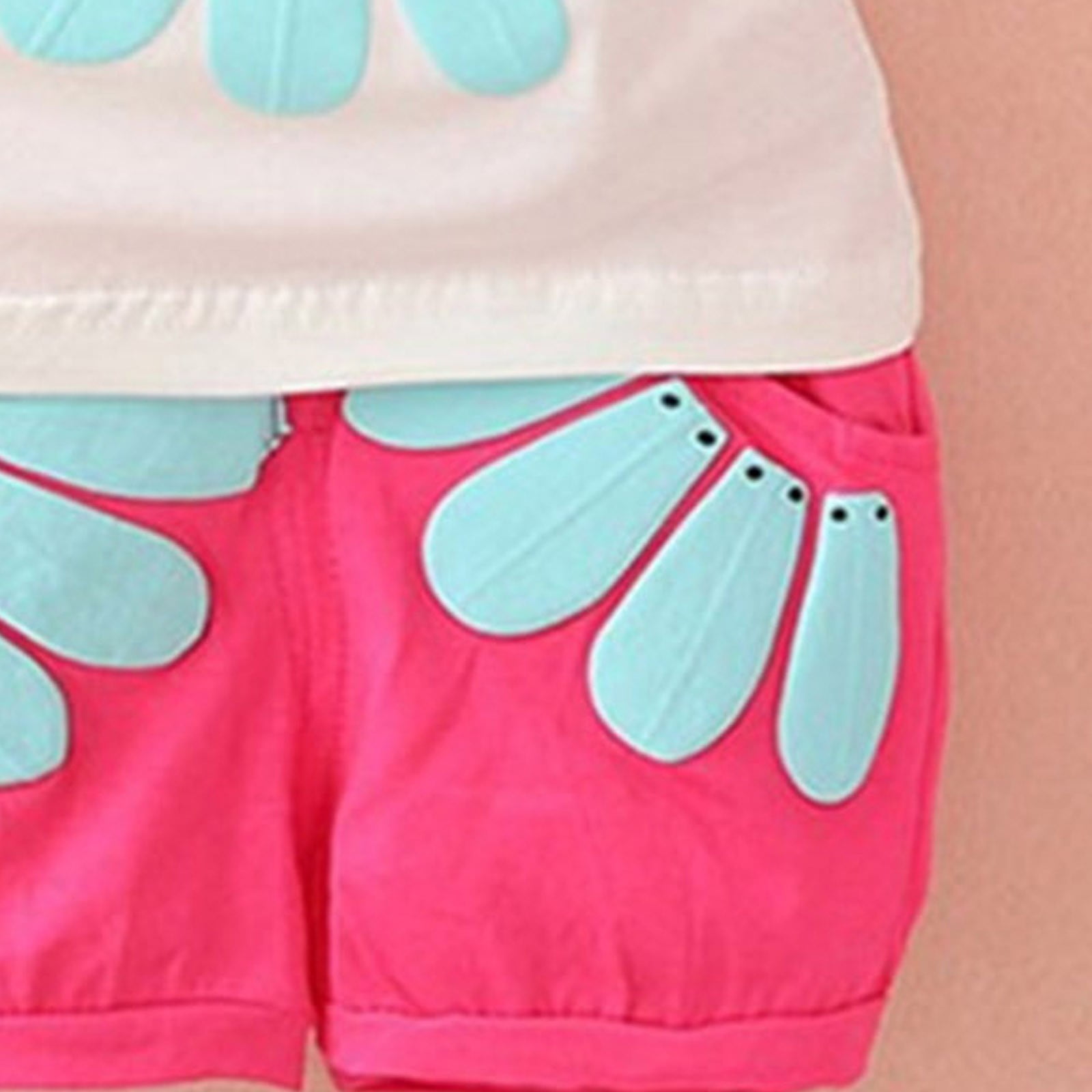 Zshosam Summer Clothes for Girls Toddler Baby Girl Clothes Ruffle Sleeveless Tank Shorts Set Summer Outfits Size 3T 4T,(Hot Pink 3-4 Years)