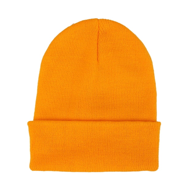 Gorros Beanie Minnieouse Unisex Skullcap Multifuncional a Prueba de Viento Amarillo Jengibre