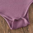 thumbnail image 6 of Kiapeise Baby Sleeveless Sling Jumpsuit Ruffle Elastic Knitted Rib Romper, 6 of 6