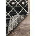 thumbnail image 2 of nuLOOM Moroccan Blythe Runner Rug, 2' 6" x 18', Black, 2 of 9