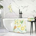 thumbnail image 6 of Summer Multicolored Pineapples Cotton Towel Set 2 Piece, 1 Bath Towels 1 Washcloth, Soft Fast Dry Super Absorbent Face Hand Towel for Bathroom Hotel Gym Spa and Beach, 6 of 7