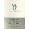 New Wamsutta Luxury Ultra Fine Cotton Reversible Bath Rug 24" x 40" in