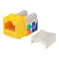 thumbnail image 4 of MP Cat5E  Punch Down Keystone Jack - Yellow, 4 of 6