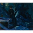 thumbnail image 2 of George Luks 17x15 Black Ornate Wood Framed Double Matted Museum Art Print Titled - The Breaker Boys, 2 of 5