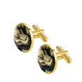 thumbnail image 2 of Crocodile Stylish Men's Stainless Steel Cufflinks Set for Formal Attire, Made for the Dapper Gentleman - for Weddings and Business Meetings, 2 of 6
