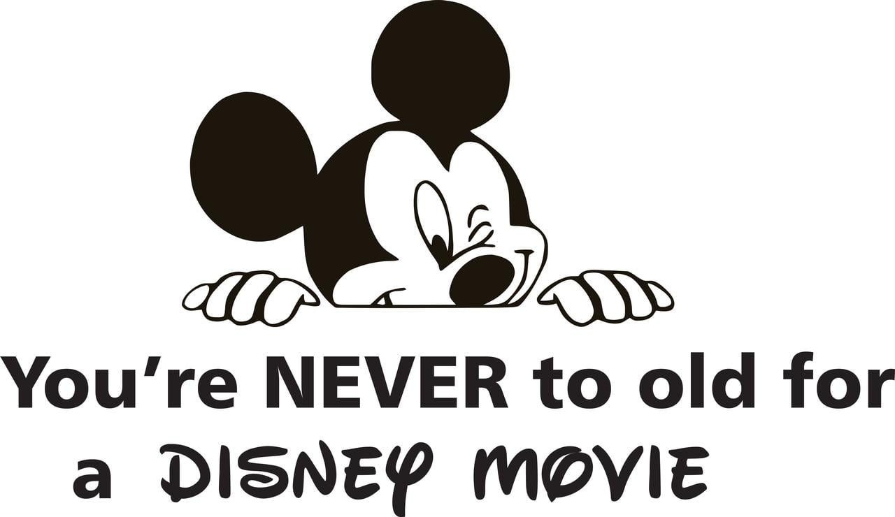 Personalised Name Disney Movie TV Fonts Vinyl Stickers 