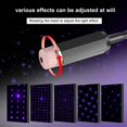 thumbnail image 5 of Mini Led Projection Lamp Star Night, Portable Bendable Starry Sky Projection Lamp, USB Durable Mini Star Projection Light LED Night Light for Festival Lamp 2PCS(BLUE AND RED）, 5 of 5