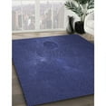 thumbnail image 3 of Ahgly Company Machine Washable Indoor Rectangle Transitional Royal Blue Area Rugs, 8' x 12', 3 of 7