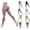 09# Pink, variant on Resistance Band Leggings, Leggings with Resistance Bands Built in for Yoga, Gym Khaki XL