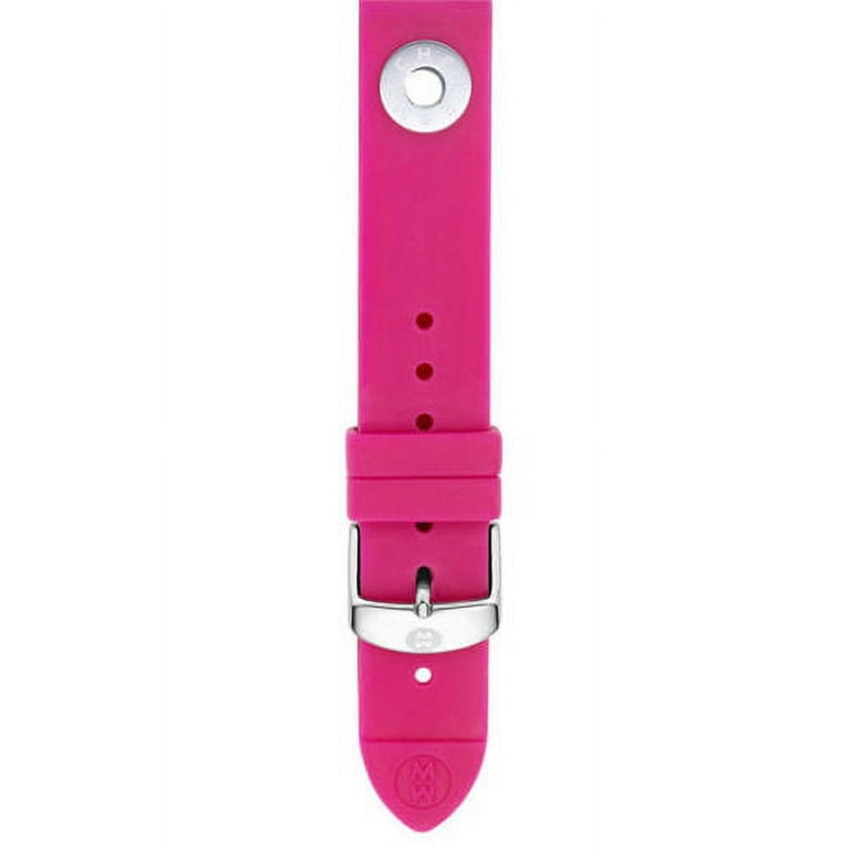 Michele 18mm silicone outlet watch strap
