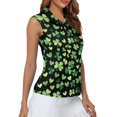 thumbnail image 4 of Whosucclay Clover Heart Workout Tank Tops for Women, Durable Golf Tank Soft Sleeveless Womens Golf Shirt, 4 of 7