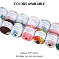 thumbnail image 4 of Uxcell Cotton Yarn 100% Cotton Soft Knitting Yarn for Hand DIY Bag Cushion Crocheting Knitting Project Home Decor, 4 of 7