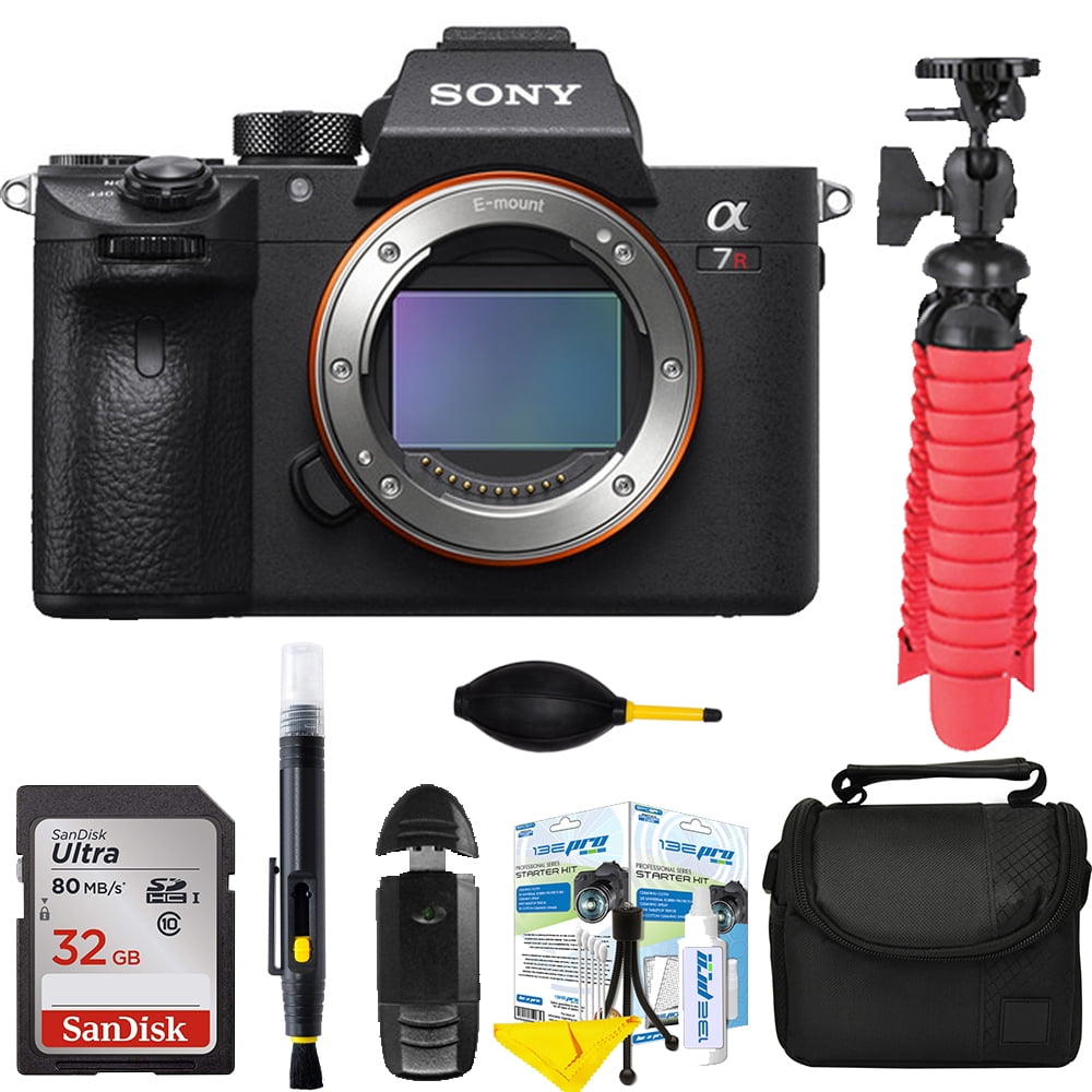 Sony Alpha a7R III Mirrorless Digital Camera bundle with 32 GB pro Kit